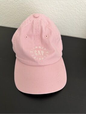 GAP Light Pink 'Summer Fridays' Cotton Baseball Cap